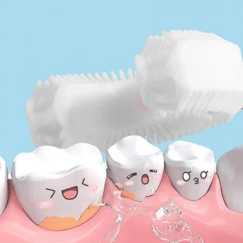 مسواک کودک چرخشی تمام سیلیکونی