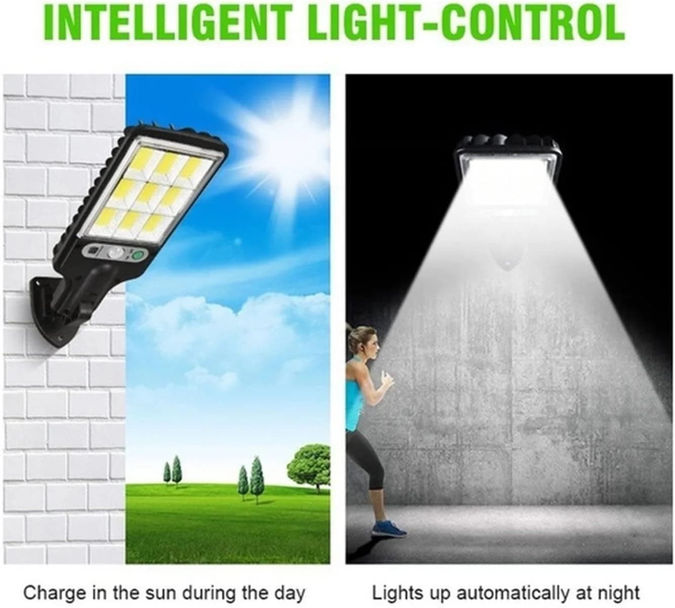 چراغ خورشیدی دیواری سنسور دار Super Bright