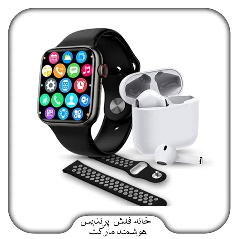 ساعت هوشمند و هندزفری بلوتوث W26 Pro Max