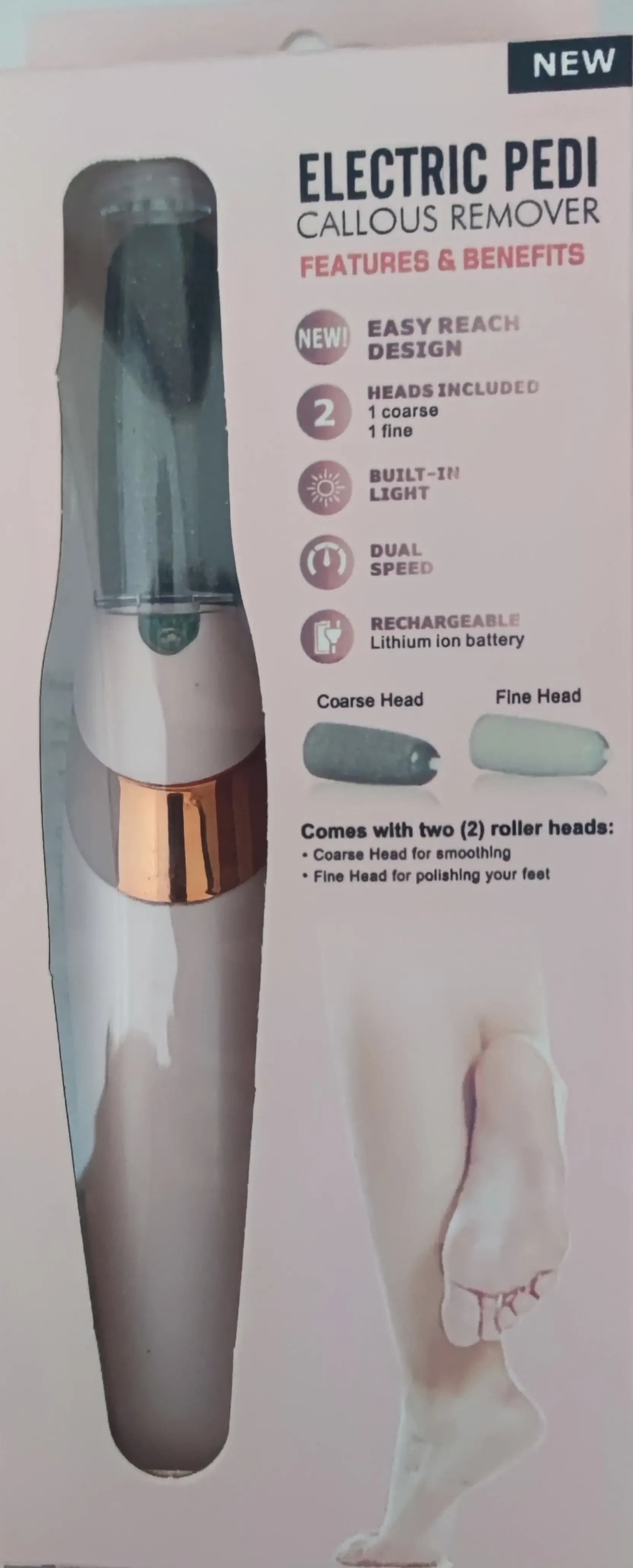 سوهان و سنگ پا شارژی Pedi Set of Two 