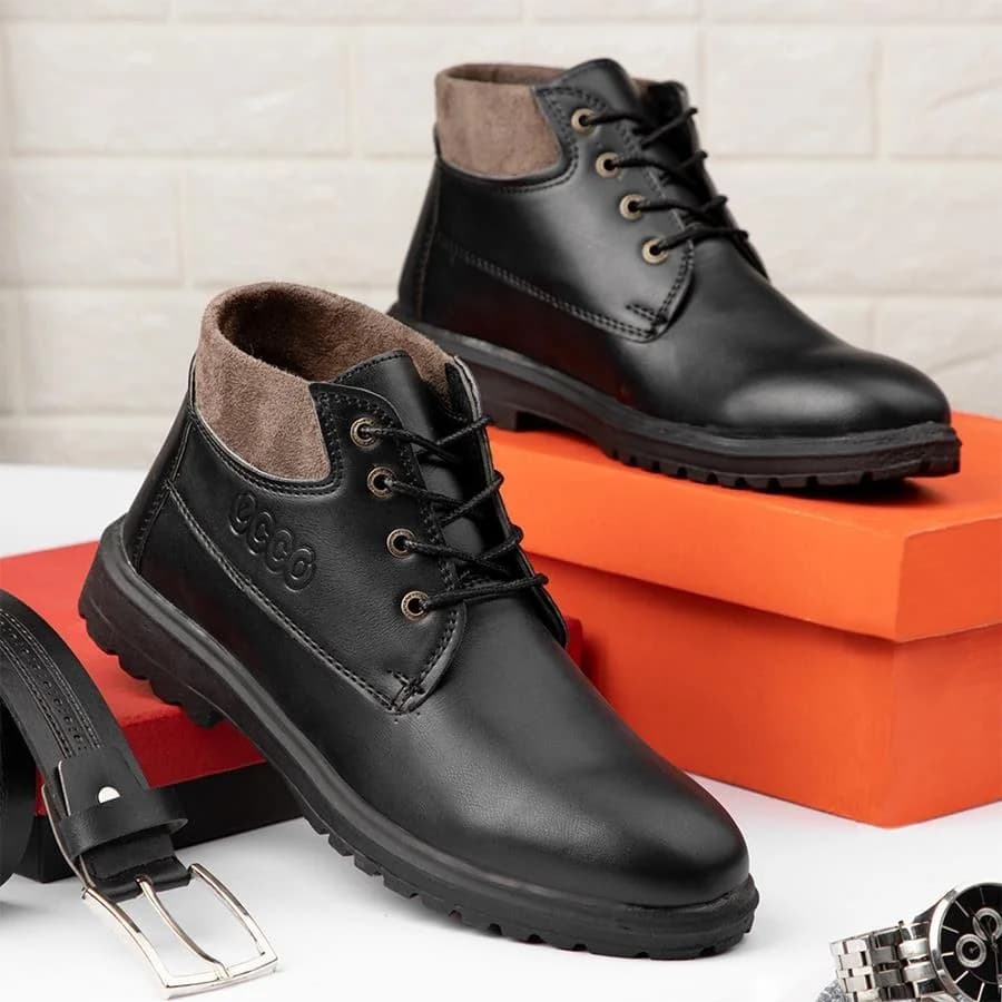 کفش نیم بوت مردانه Ecco مدل Black